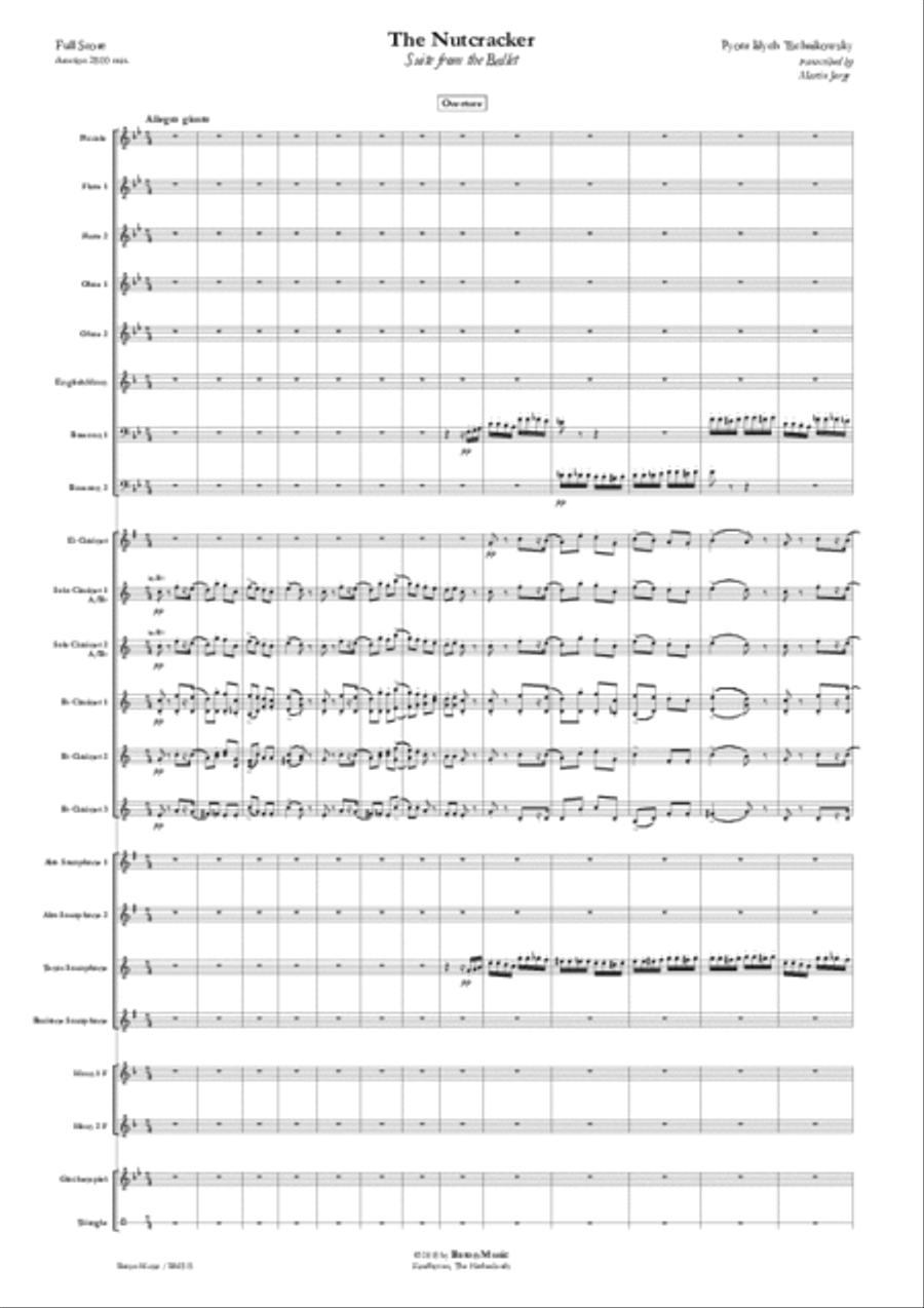 The Nutcracker Concert Band scores gallery preview page 2