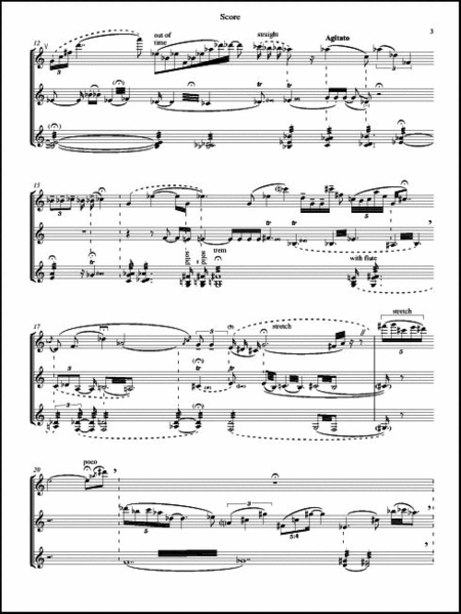 Tendrils Clarinet scores gallery preview page 4