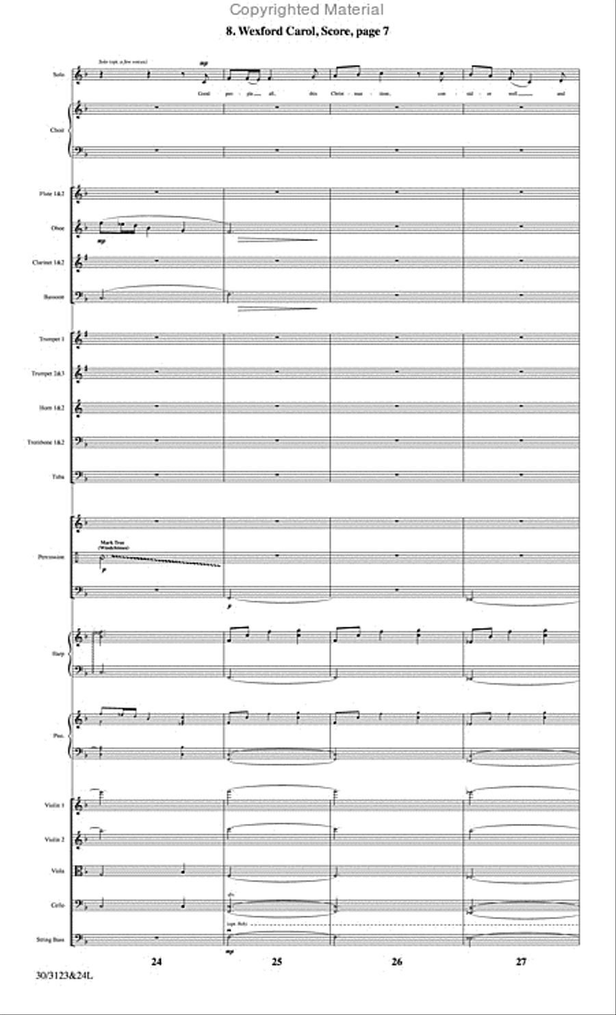 The Christmas Story - Set of Parts Choir scores gallery preview page 75