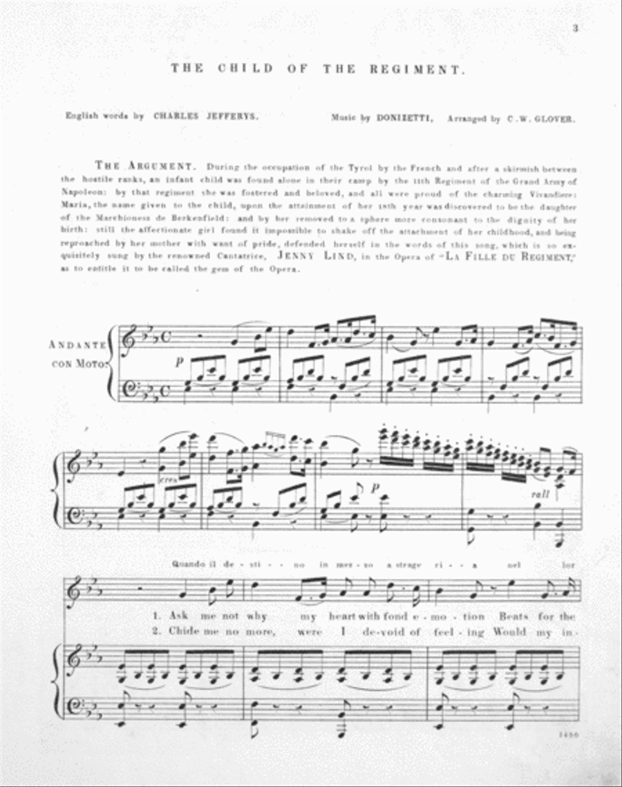 Child of the Regiment Voice scores gallery preview page 2