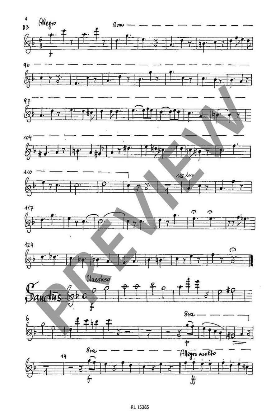 Messe in F op. 49 Mixed Choir scores gallery preview page 2