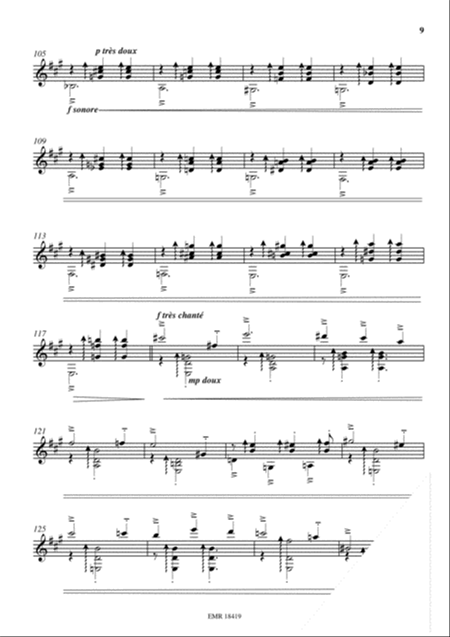Reverie Classical Guitar scores gallery preview page 9