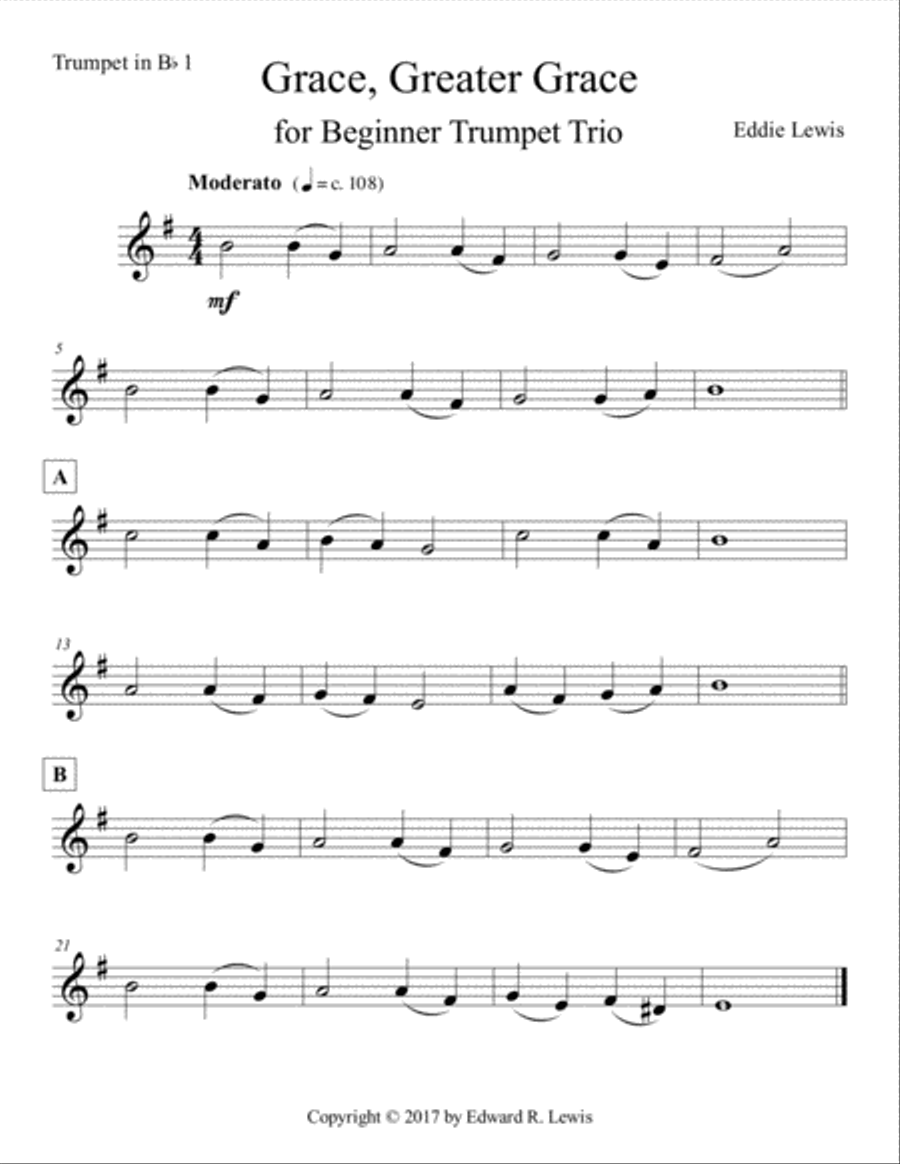 Grace, Greater Grace Brass Ensemble scores gallery preview page 2