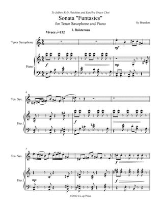 Sonata "Funtasies" for Tenor Saxophone and Piano