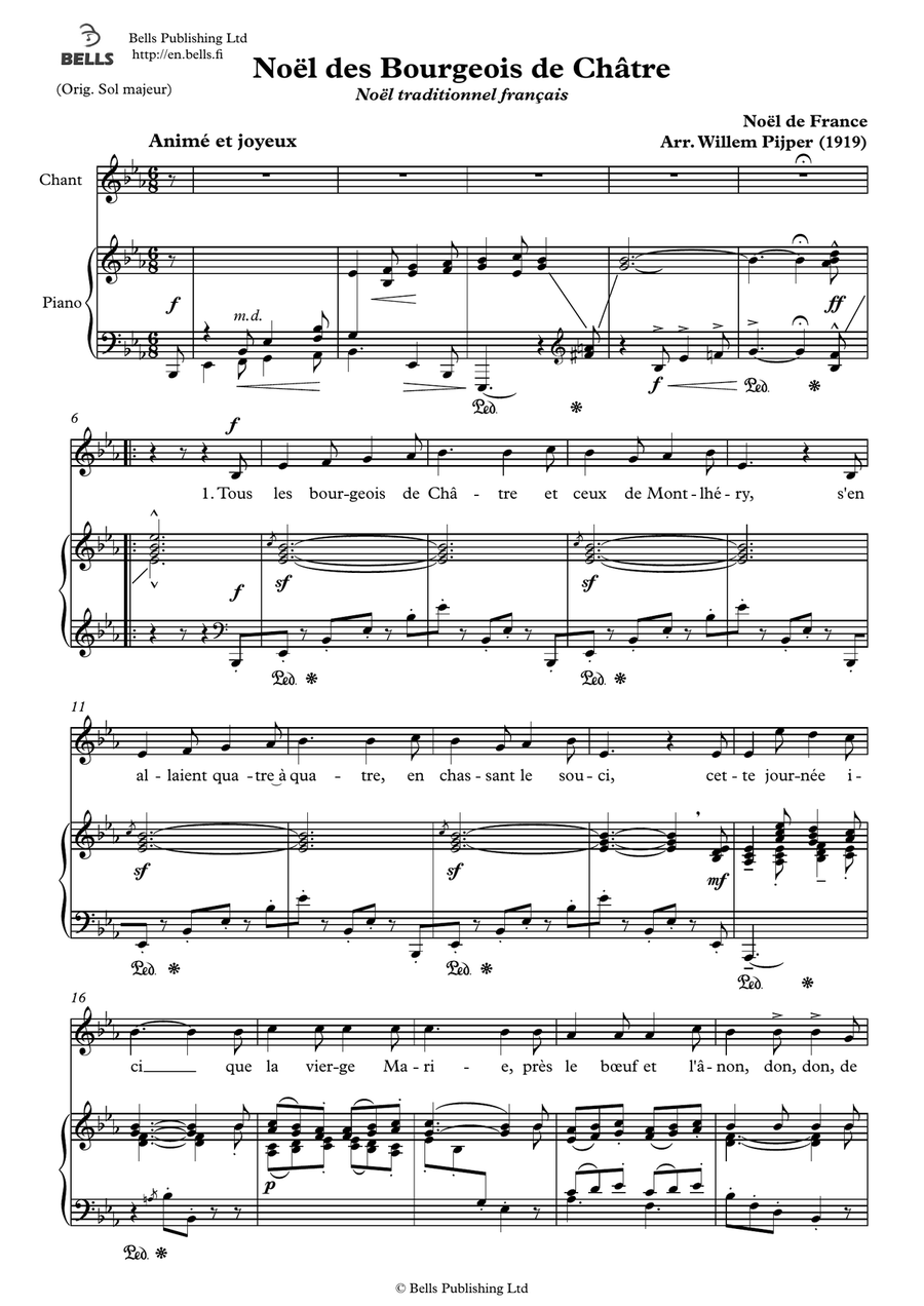 Noel des Bourgeois de Chatre (E-flat Major)