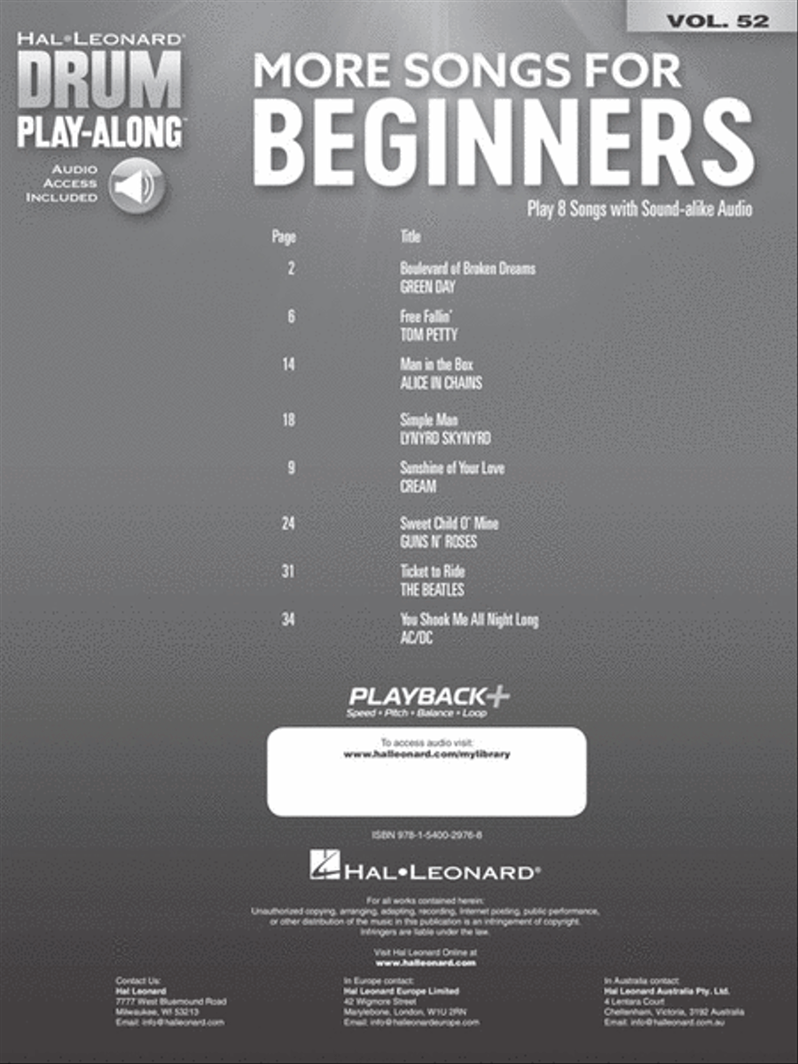 More Songs for Beginners Percussion scores gallery preview page 2