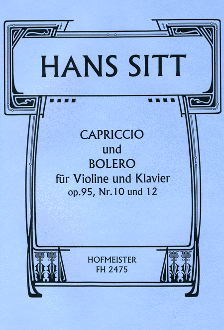 Capriccio und Bolero, aus op. 95