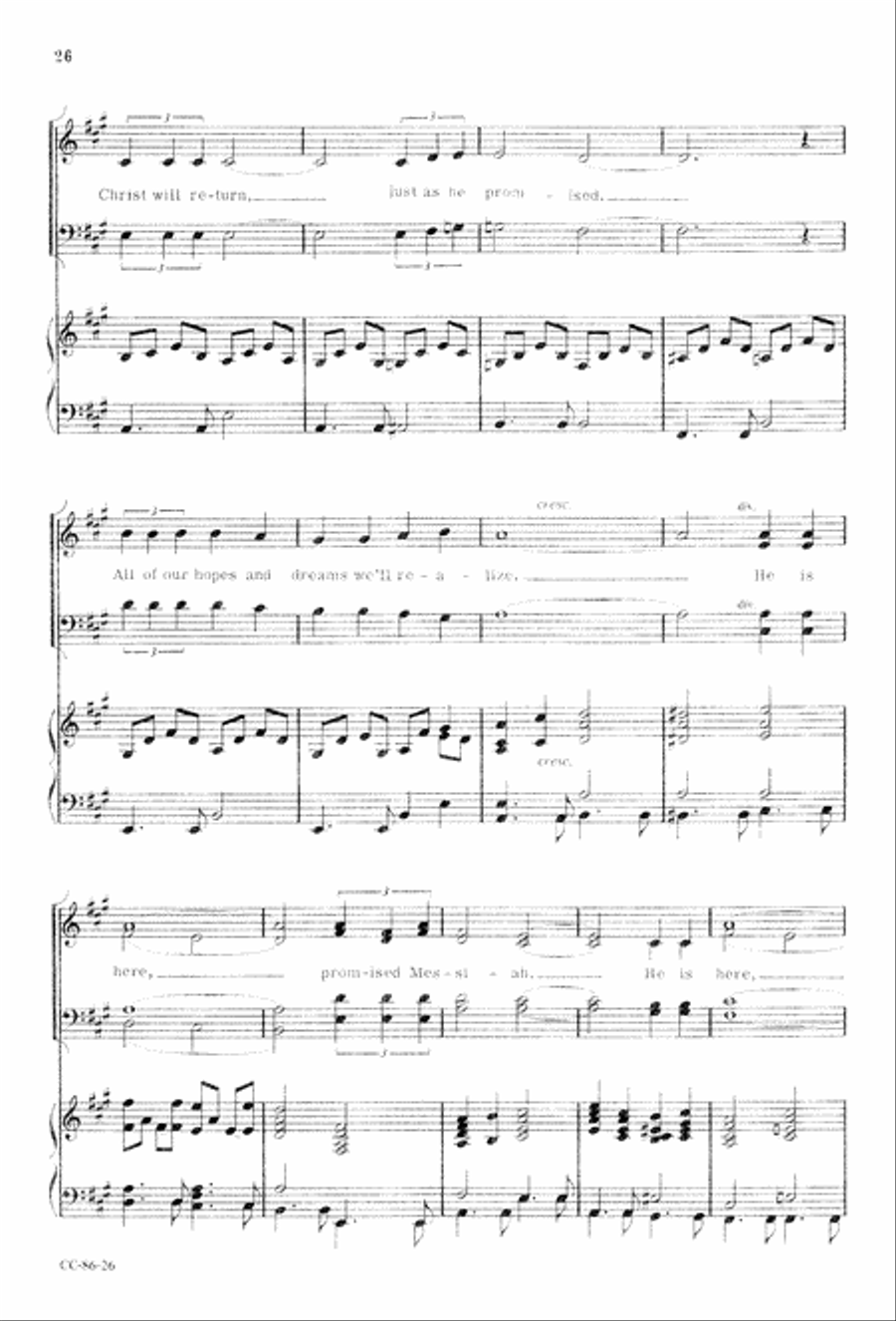 Angels' Song Angels' Song 4-Part scores gallery preview page 28