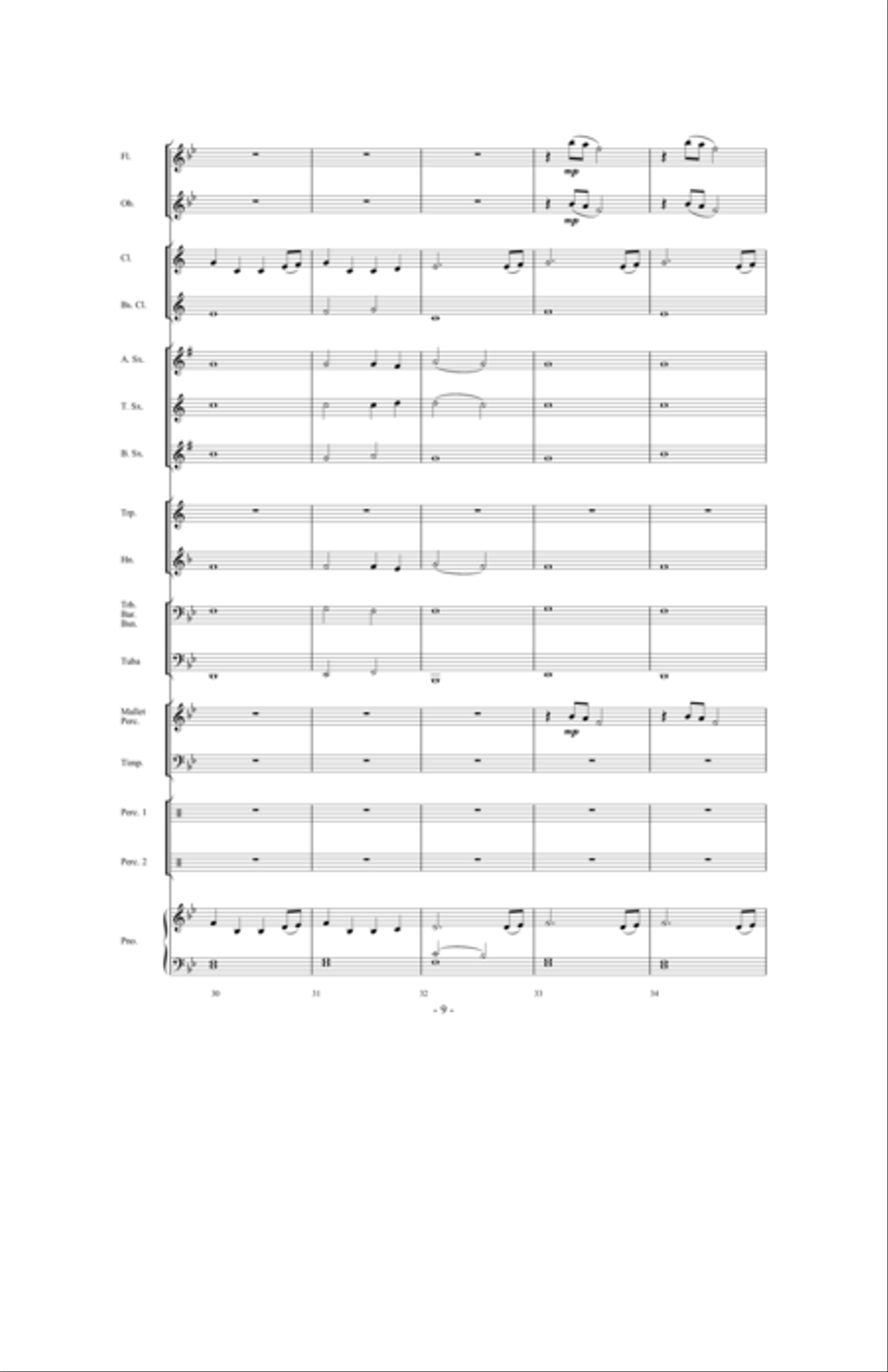 Air of Nobility Concert Band scores gallery preview page 8