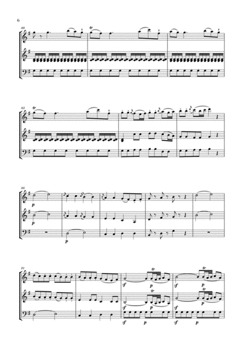 Eine Kleine Nachtmusik for Oboe, Violin and Trombone image number null