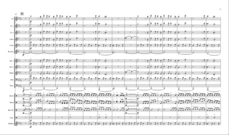 Believer Marching Band scores gallery preview page 5