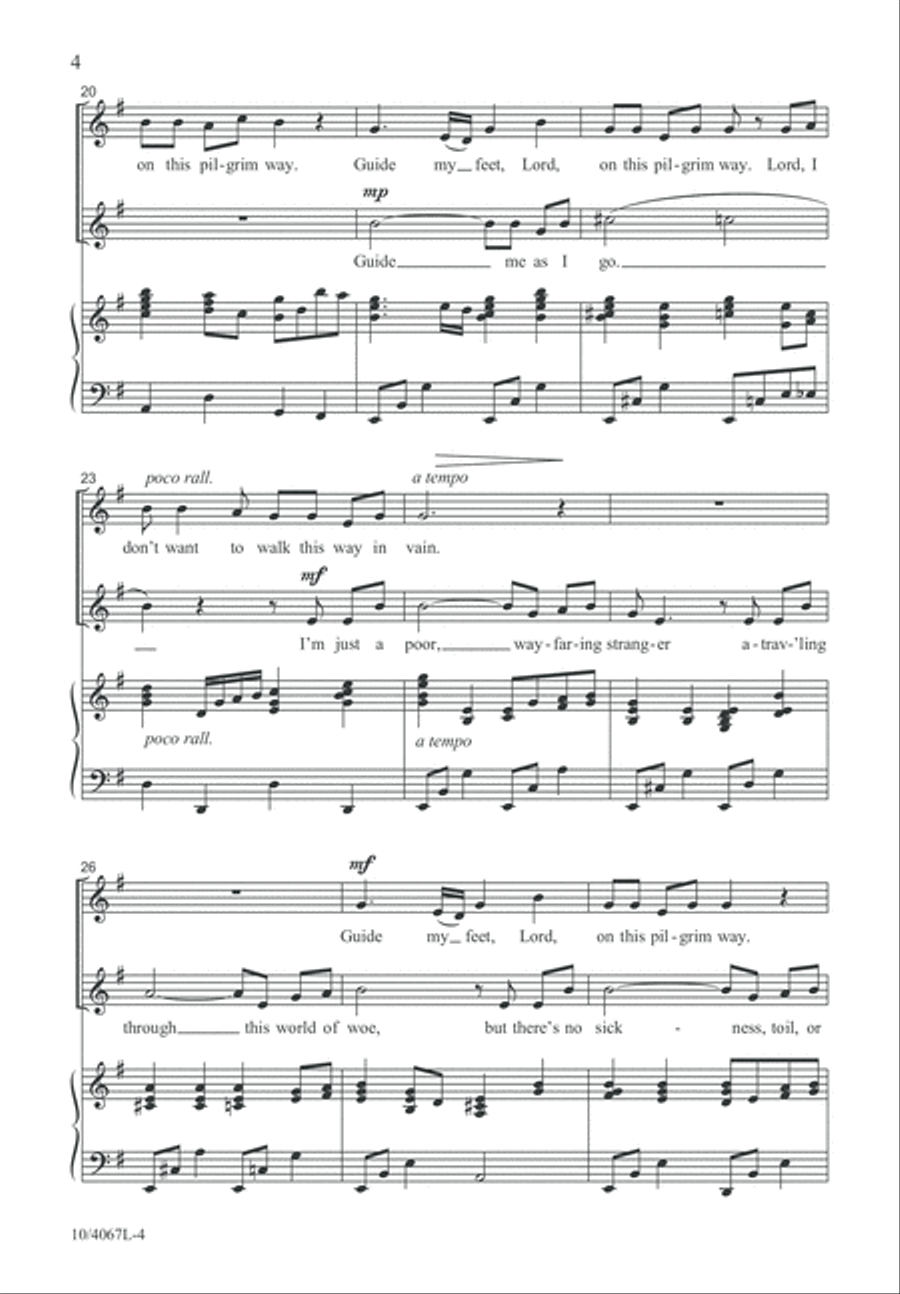 Guide My Wayfaring Feet 2-Part scores gallery preview page 4