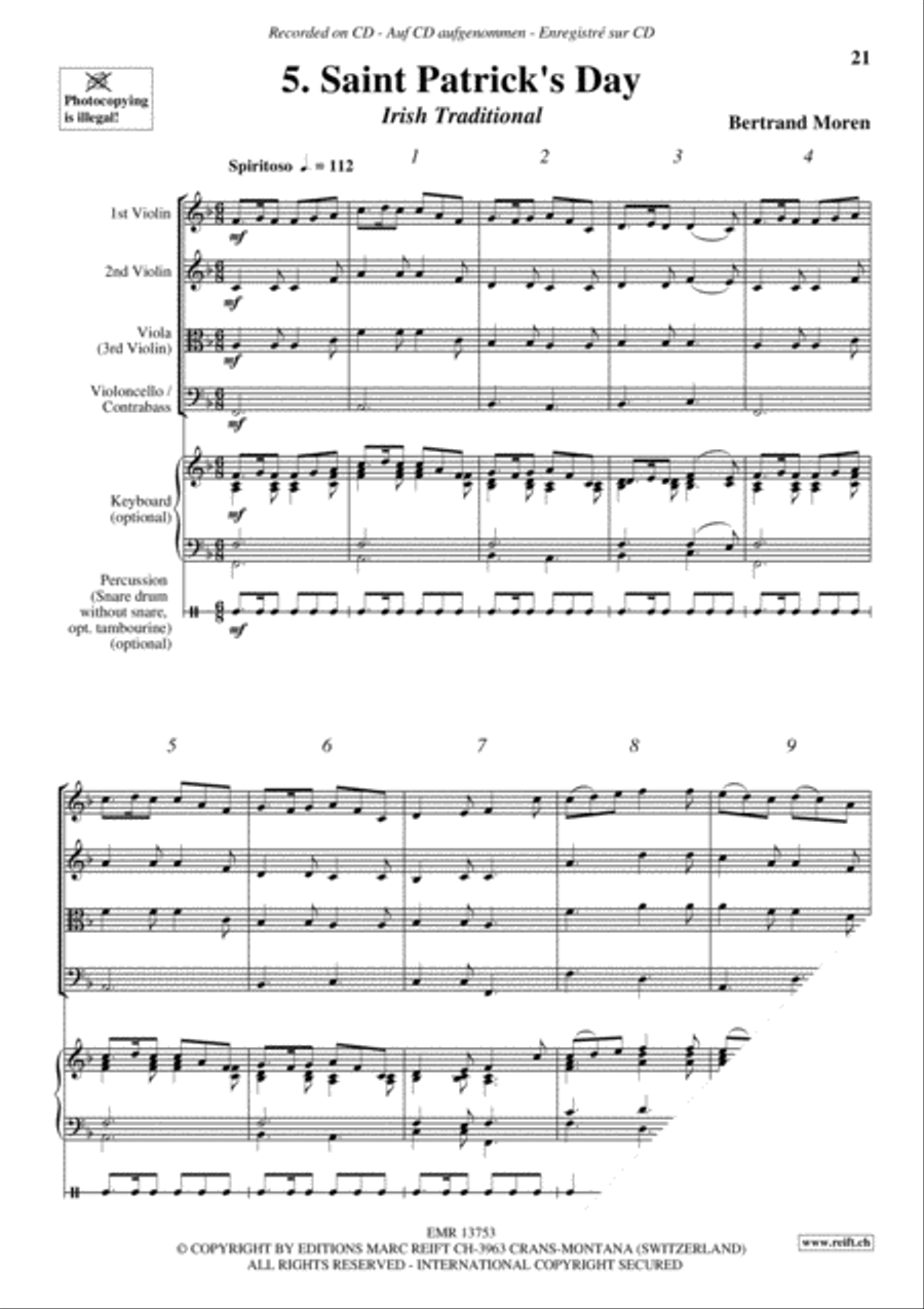 6 Irish Tunes Cello scores gallery preview page 7