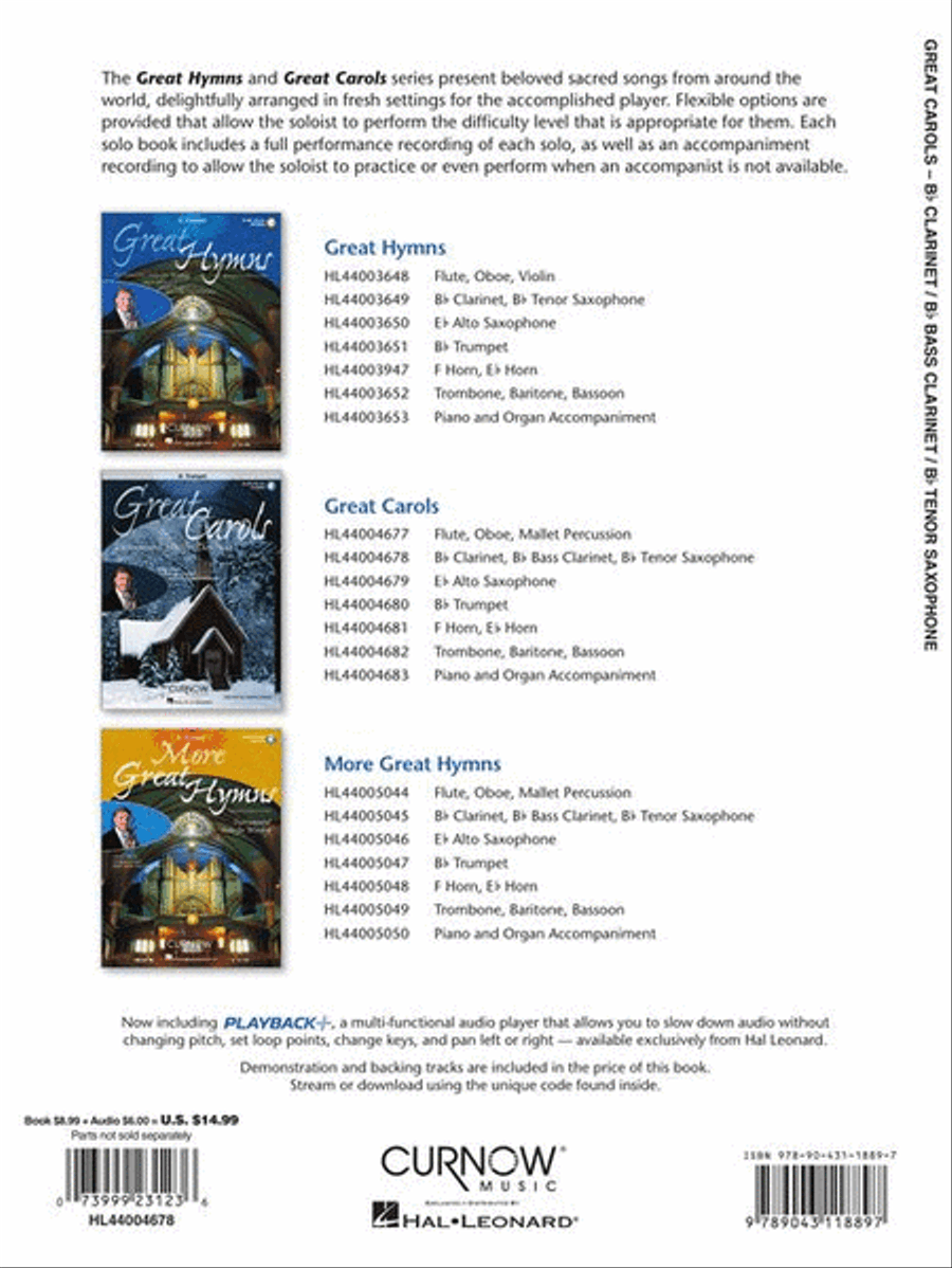 Great Carols Great Carols B-Flat Clarinet scores gallery preview page 7