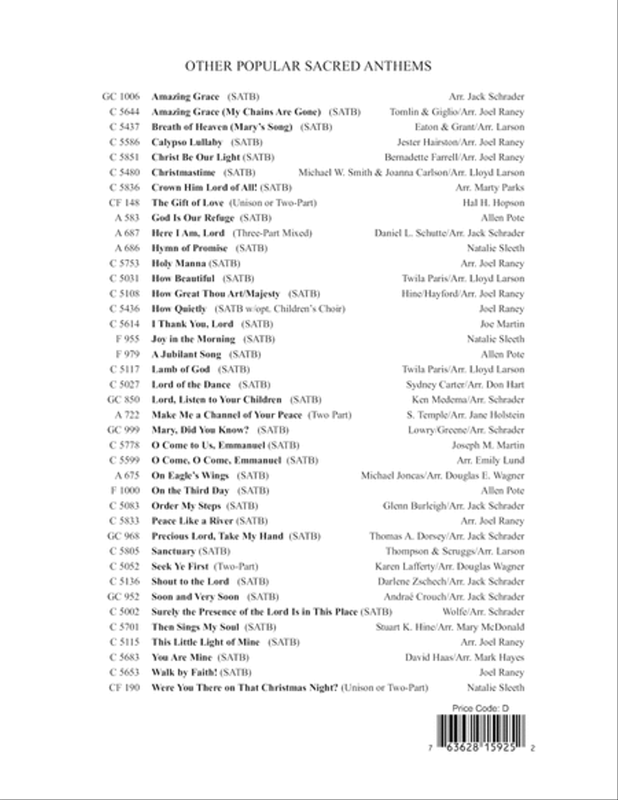 Praise Ye the Lord Praise Ye the Lord 3-Part scores gallery preview page 9