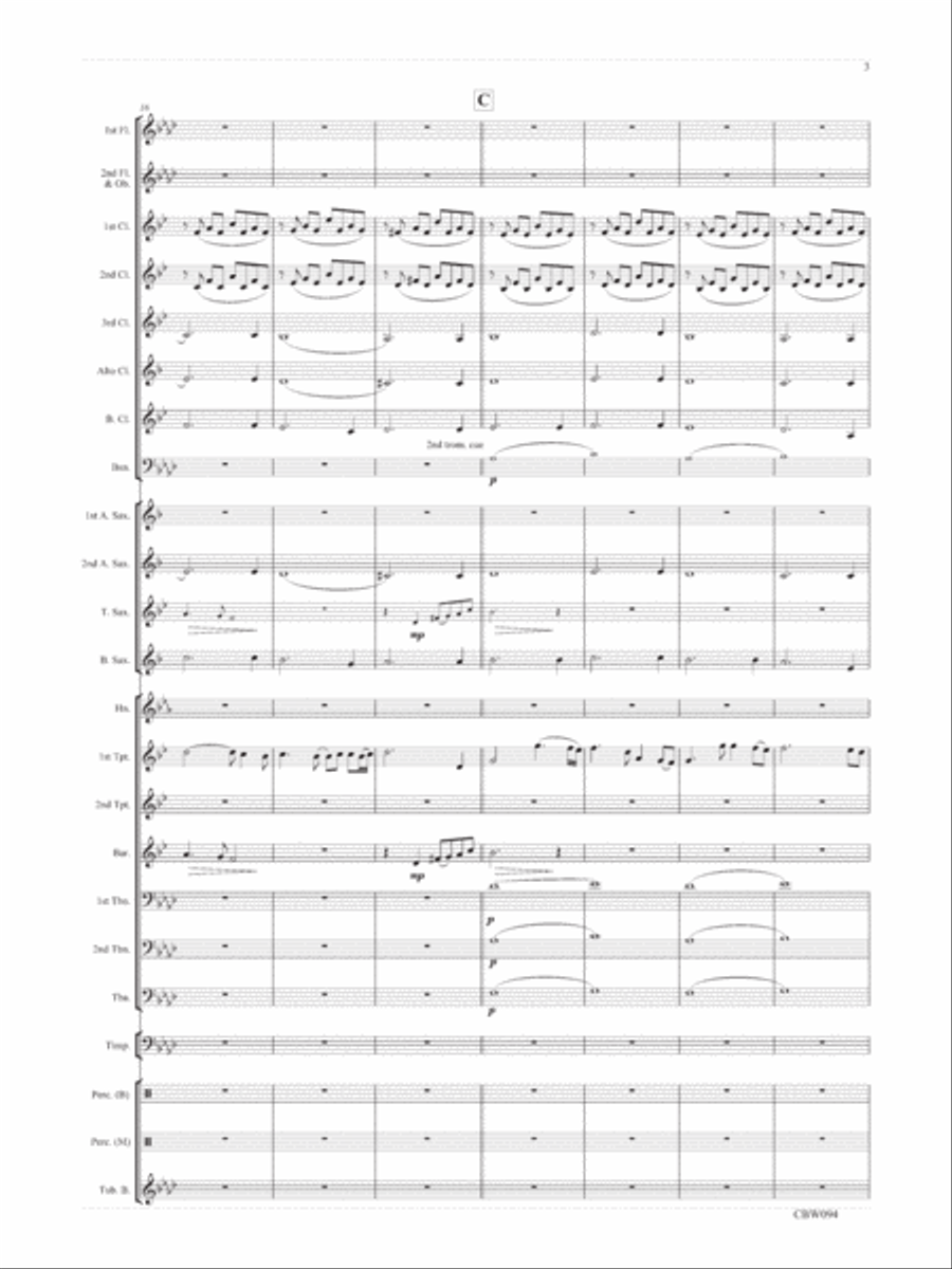 Elegy Concert Band scores gallery preview page 4