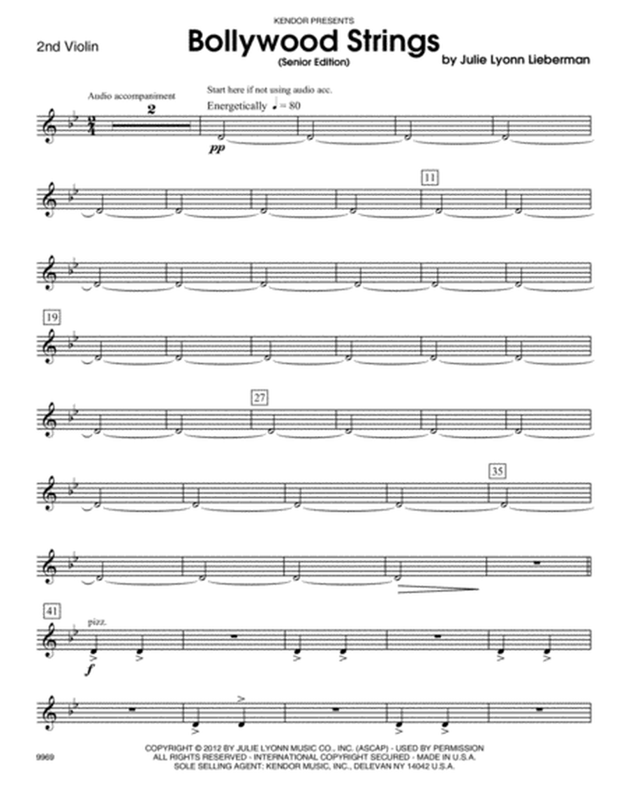 Bollywood Strings (Senior Edition) - Violin 2