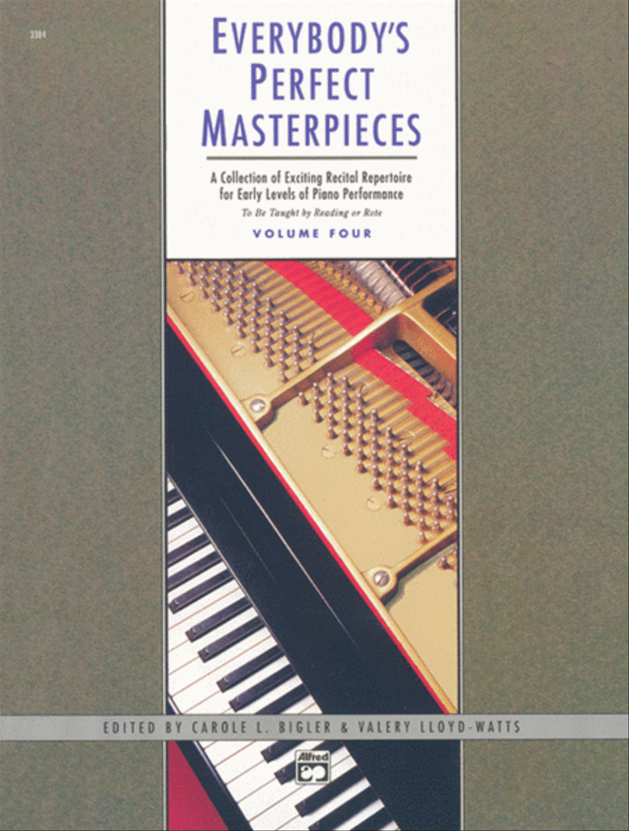 Everybody's Perfect Masterpieces, Volume 4 Piano Solo scores gallery preview page 1