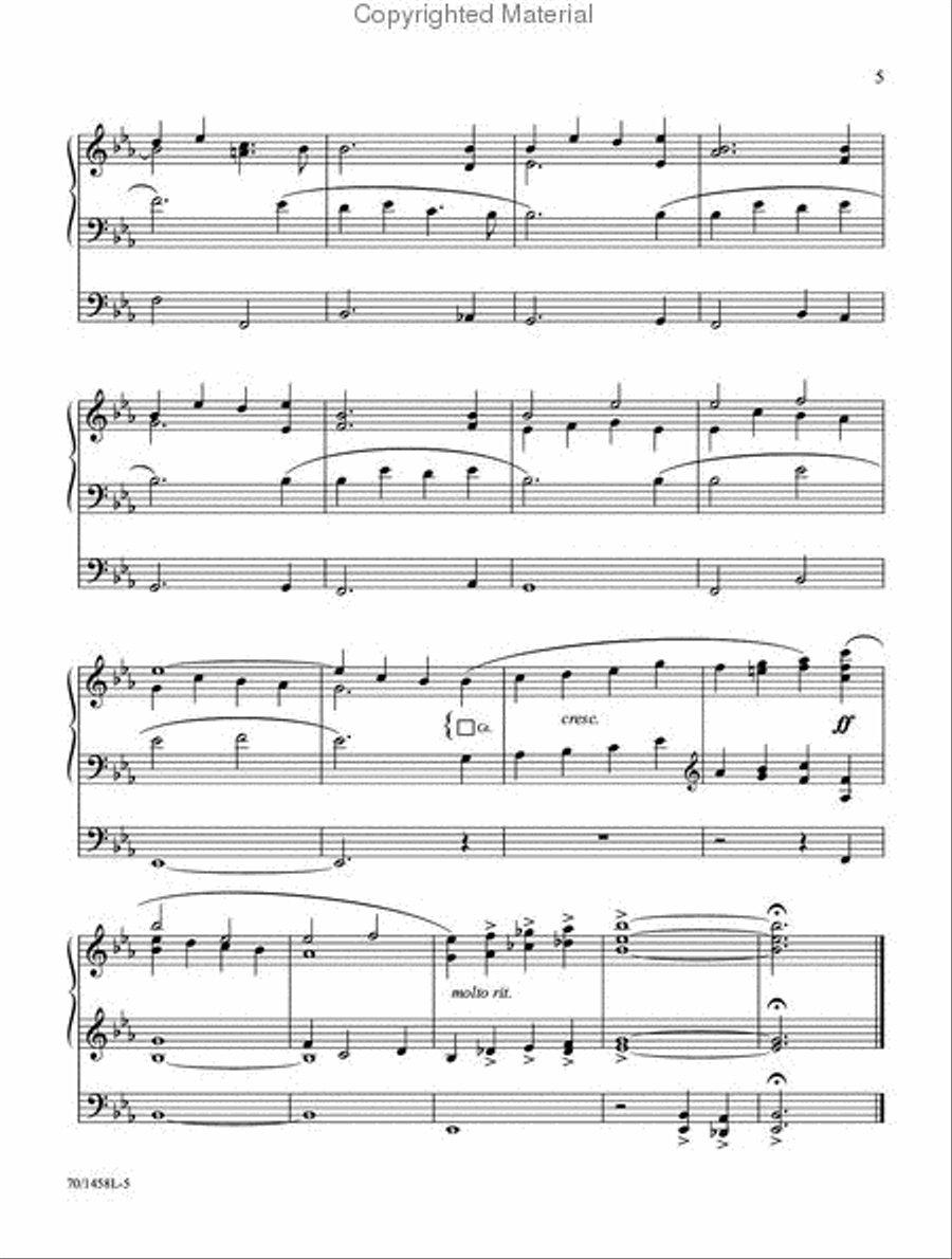 Pedals and Pipes for Postludes and Praise Organ Solo scores gallery preview page 4