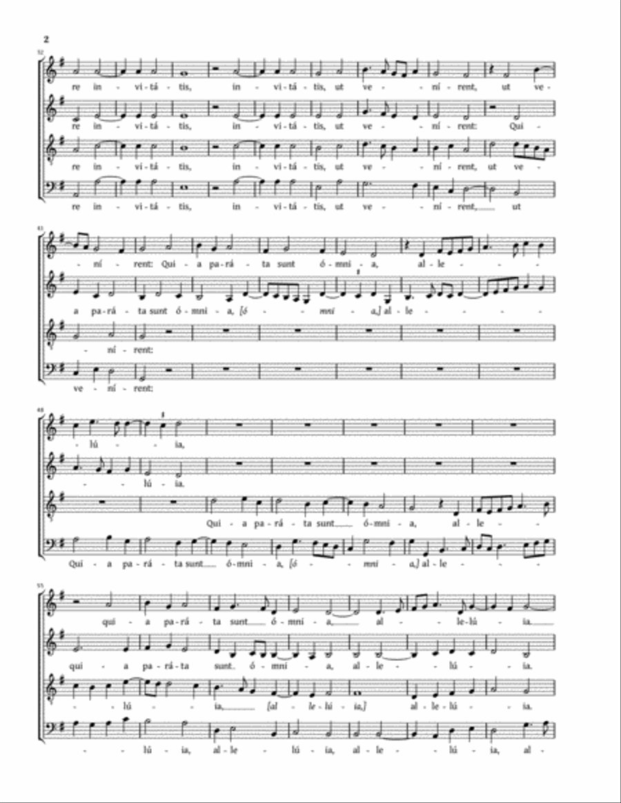 Homo quidam (Mouton) 4-Part scores gallery preview page 2