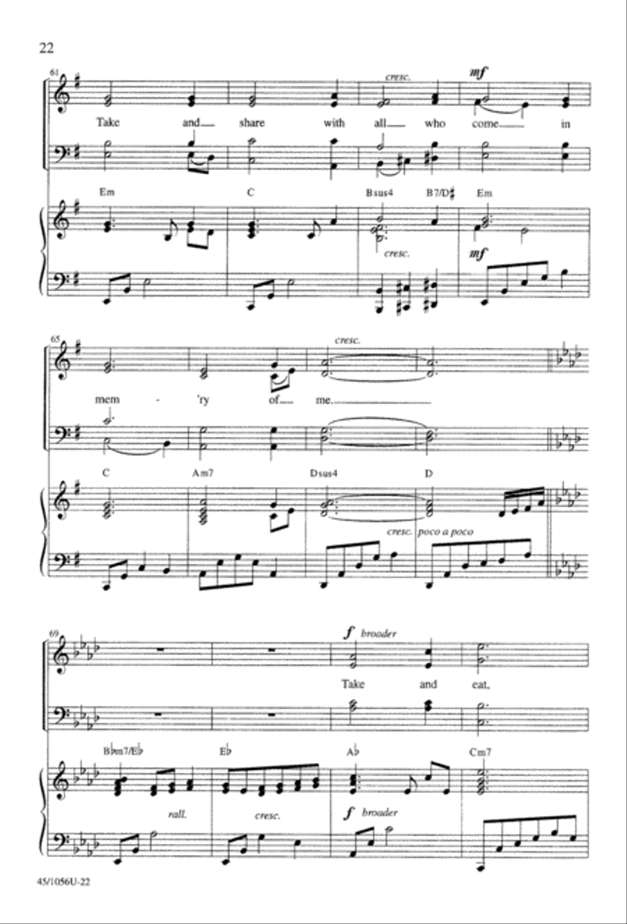 At the Lord's Table 4-Part scores gallery preview page 24