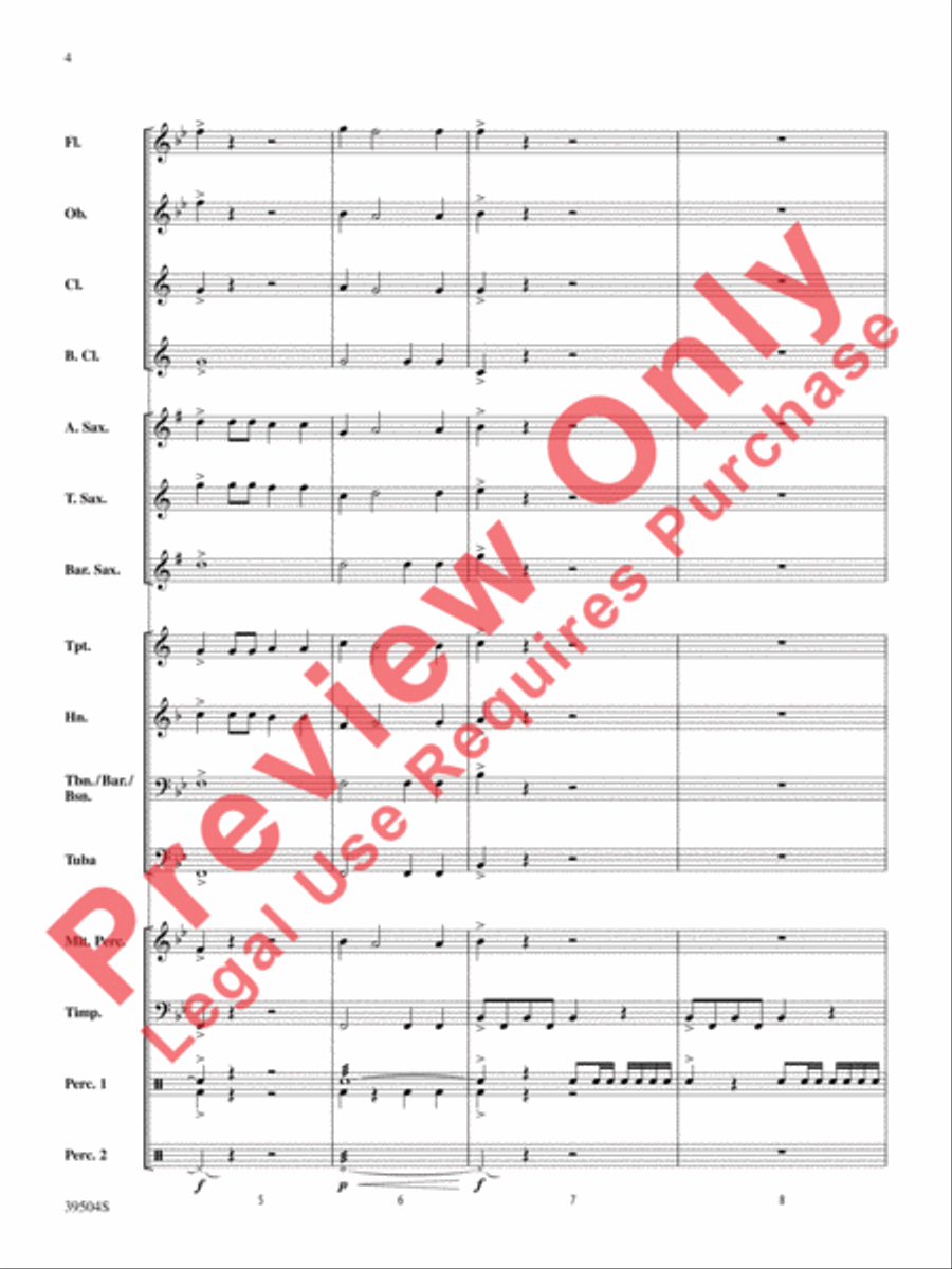 Encore! Concert Band scores gallery preview page 4