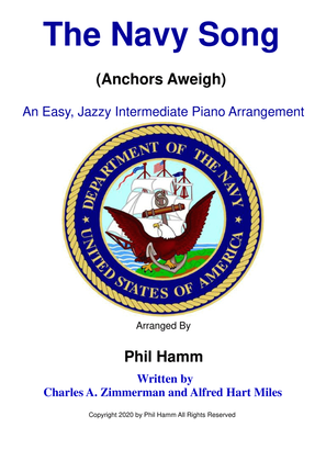 Book cover for The Navy Song (Anchors Aweigh)
