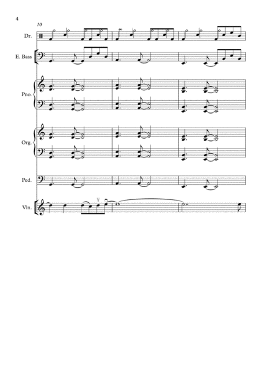 Faced Against Fate Small Ensemble scores gallery preview page 4