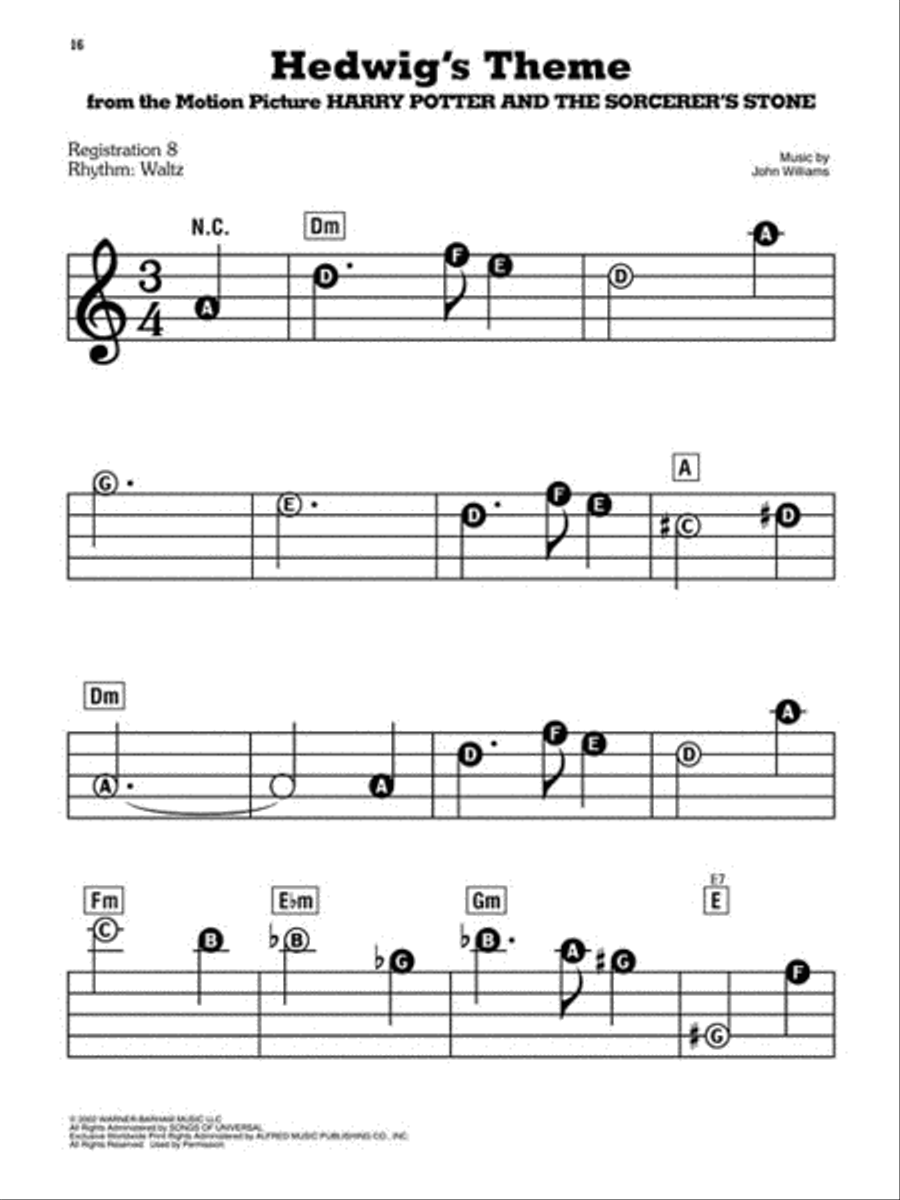 John Williams John Williams Electronic Keyboard scores gallery preview page 3