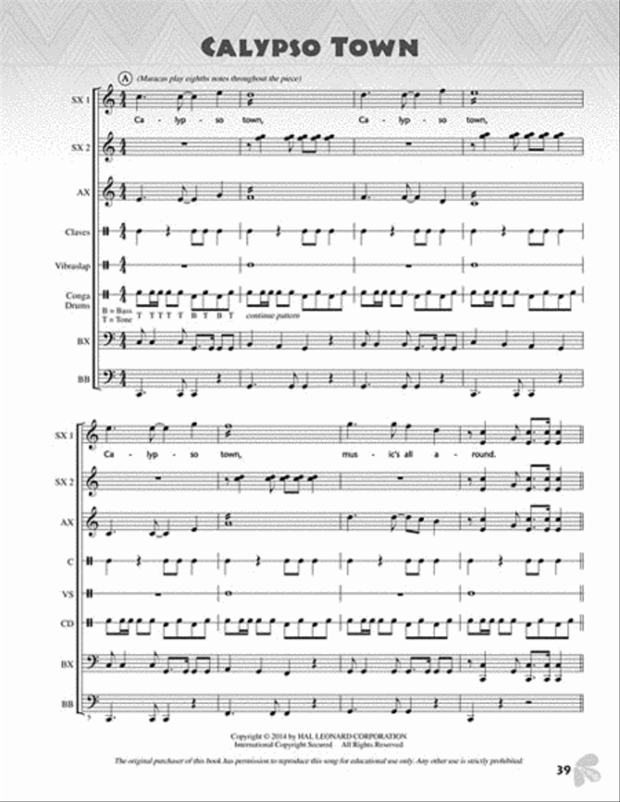 Kutamba! Choir scores gallery preview page 7