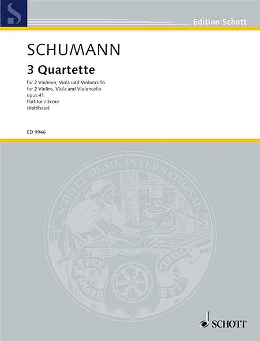 3 Quartets, Op. 41 3 Quartets, Op. 41 String Quartet scores gallery preview page 1