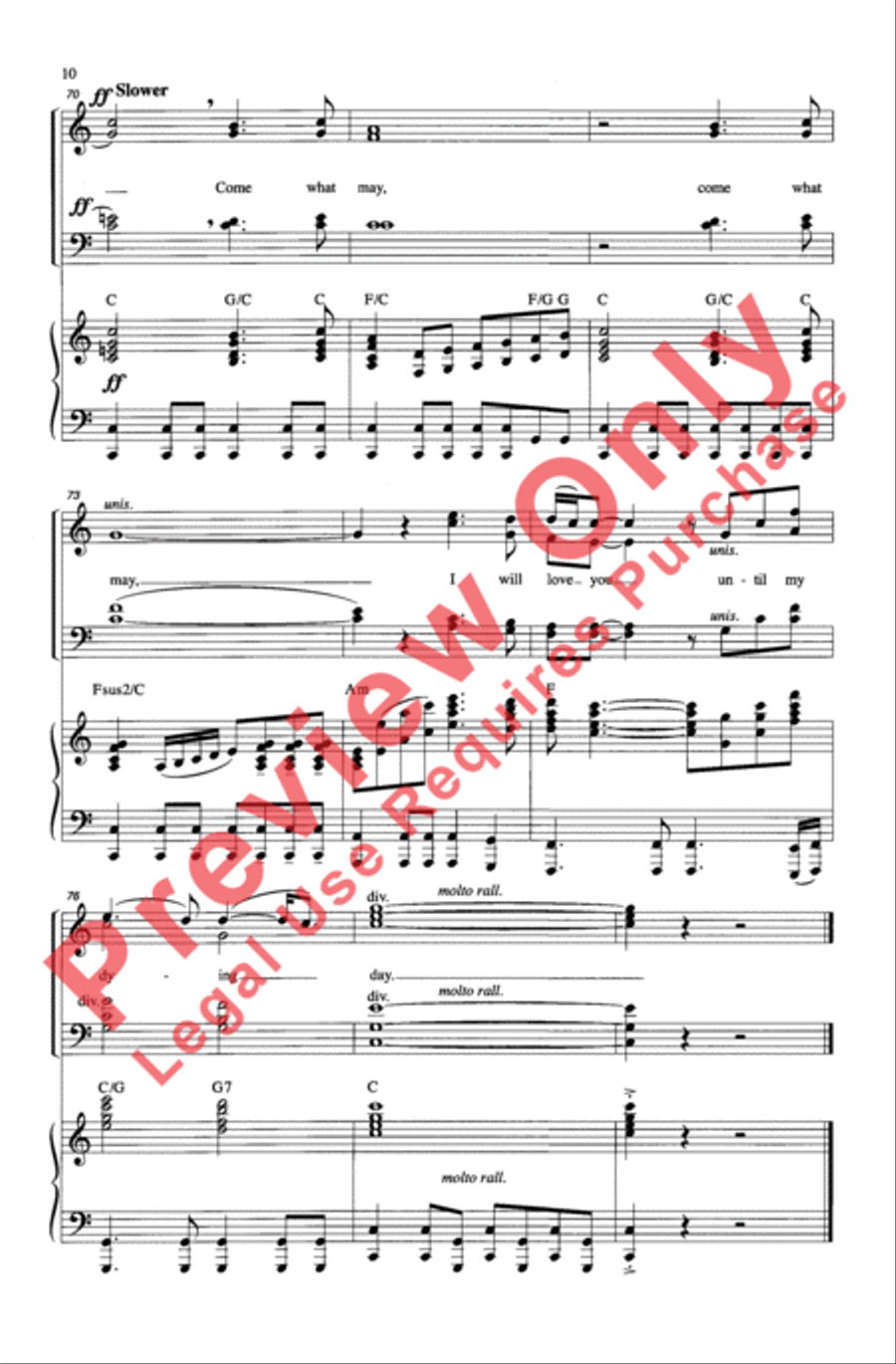 Come What May Come What May 4-Part scores gallery preview page 10