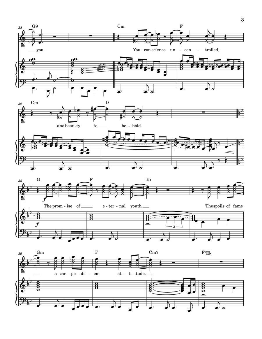 The Piper's Call Piano, Vocal scores gallery preview page 4