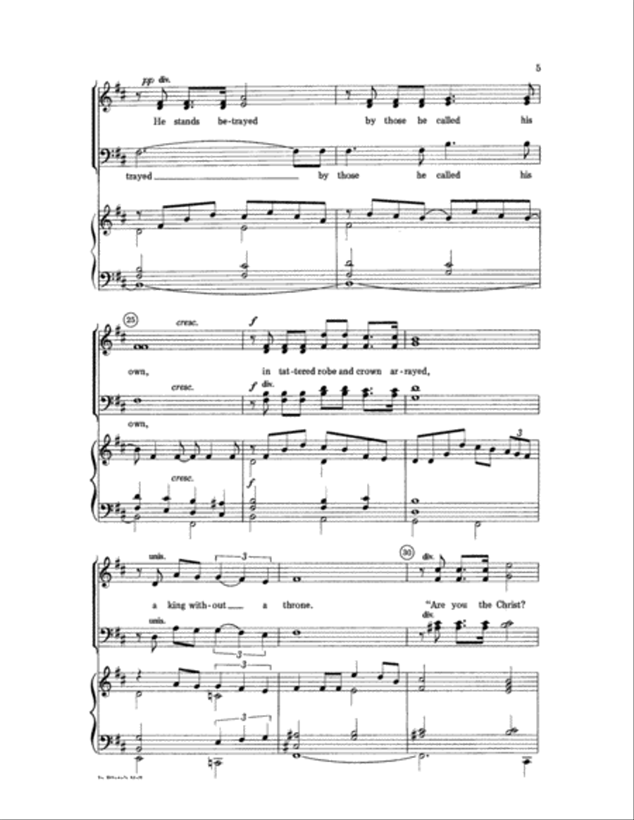 In Pilate's Hall In Pilate's Hall 4-Part scores gallery preview page 5