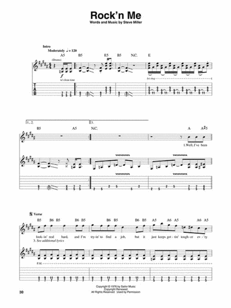 Classic Rock Guitar Play-Along - Volume 34 image number null