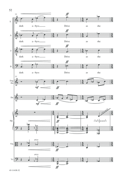 Night Pieces - SATB Choral/Full Score image number null