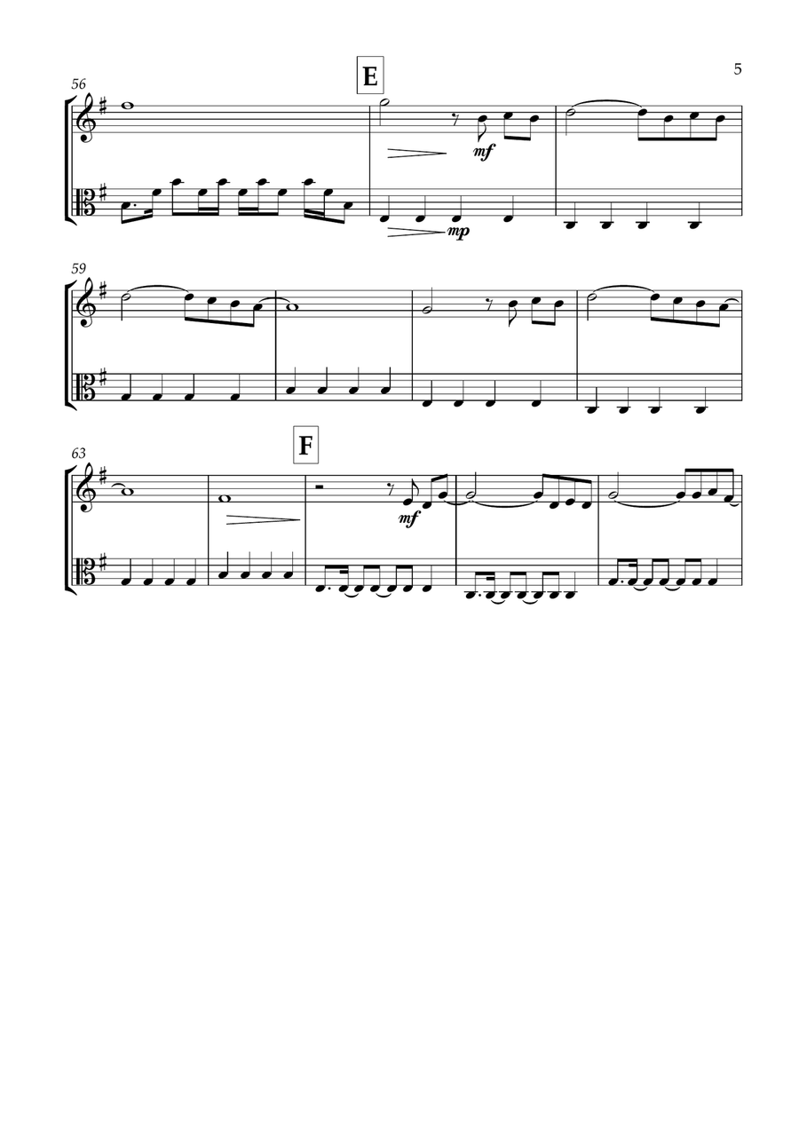 A Sky Full Of Stars String Duet scores gallery preview page 5