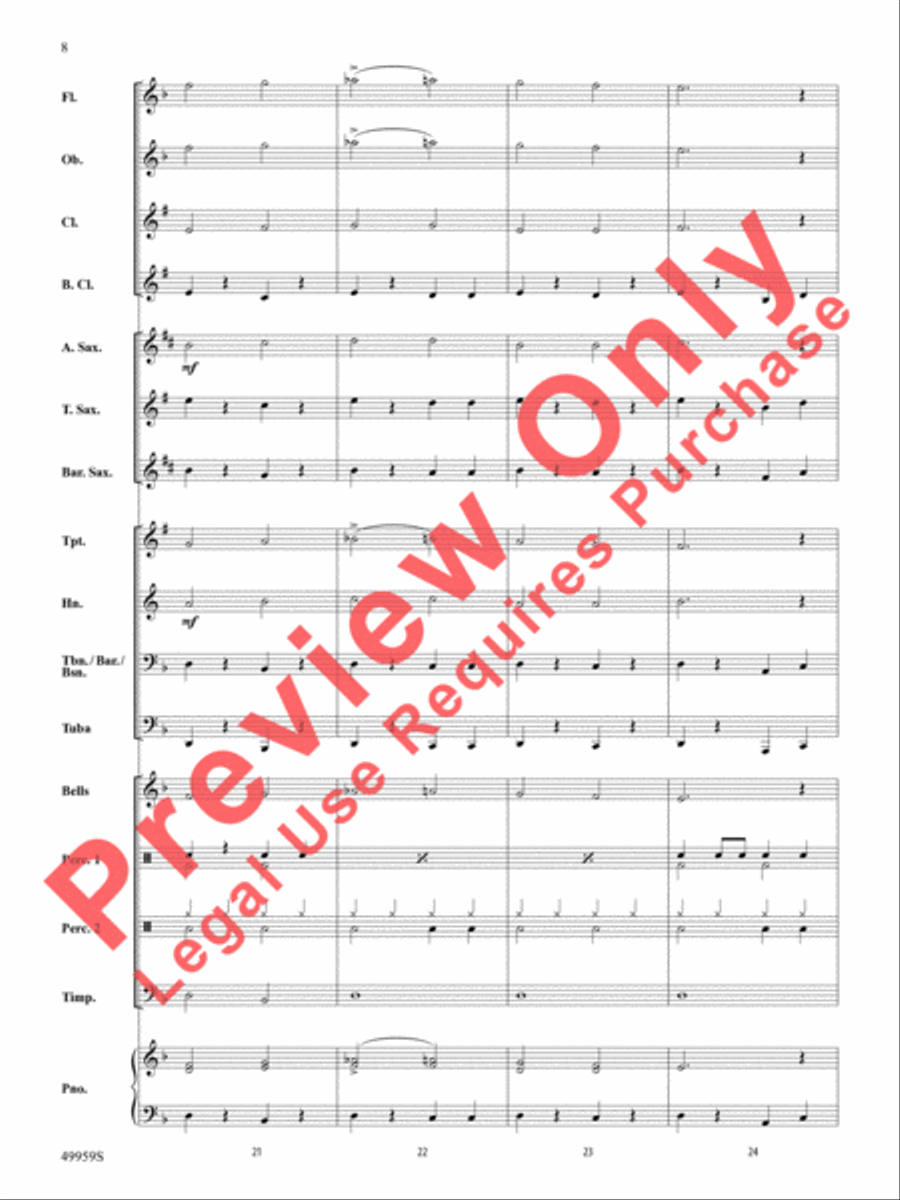 Creep It Real Concert Band scores gallery preview page 9