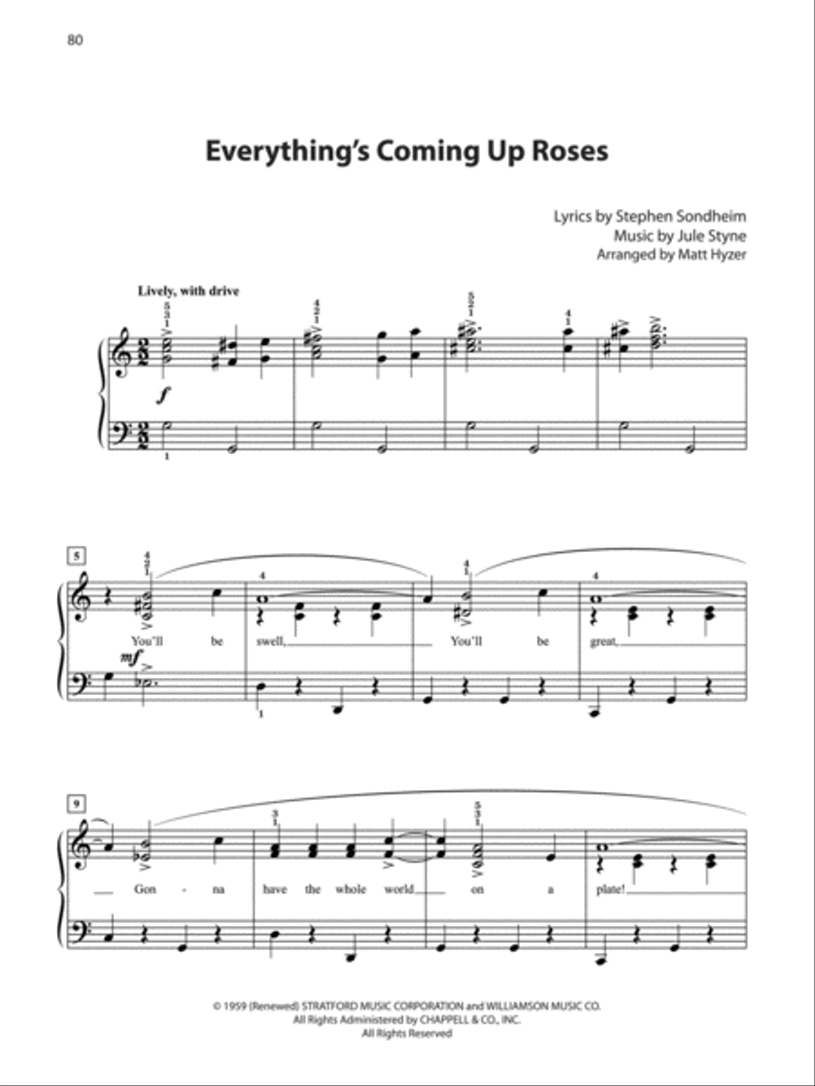 Broadway's Best Collection Easy Piano scores gallery preview page 2