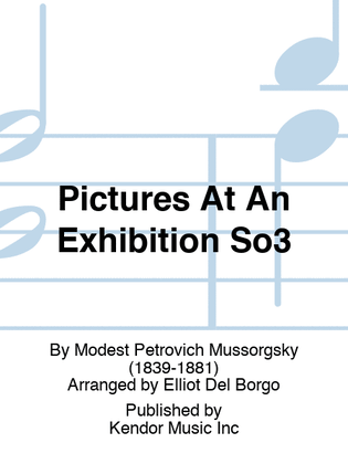 Book cover for Pictures At An Exhibition So3