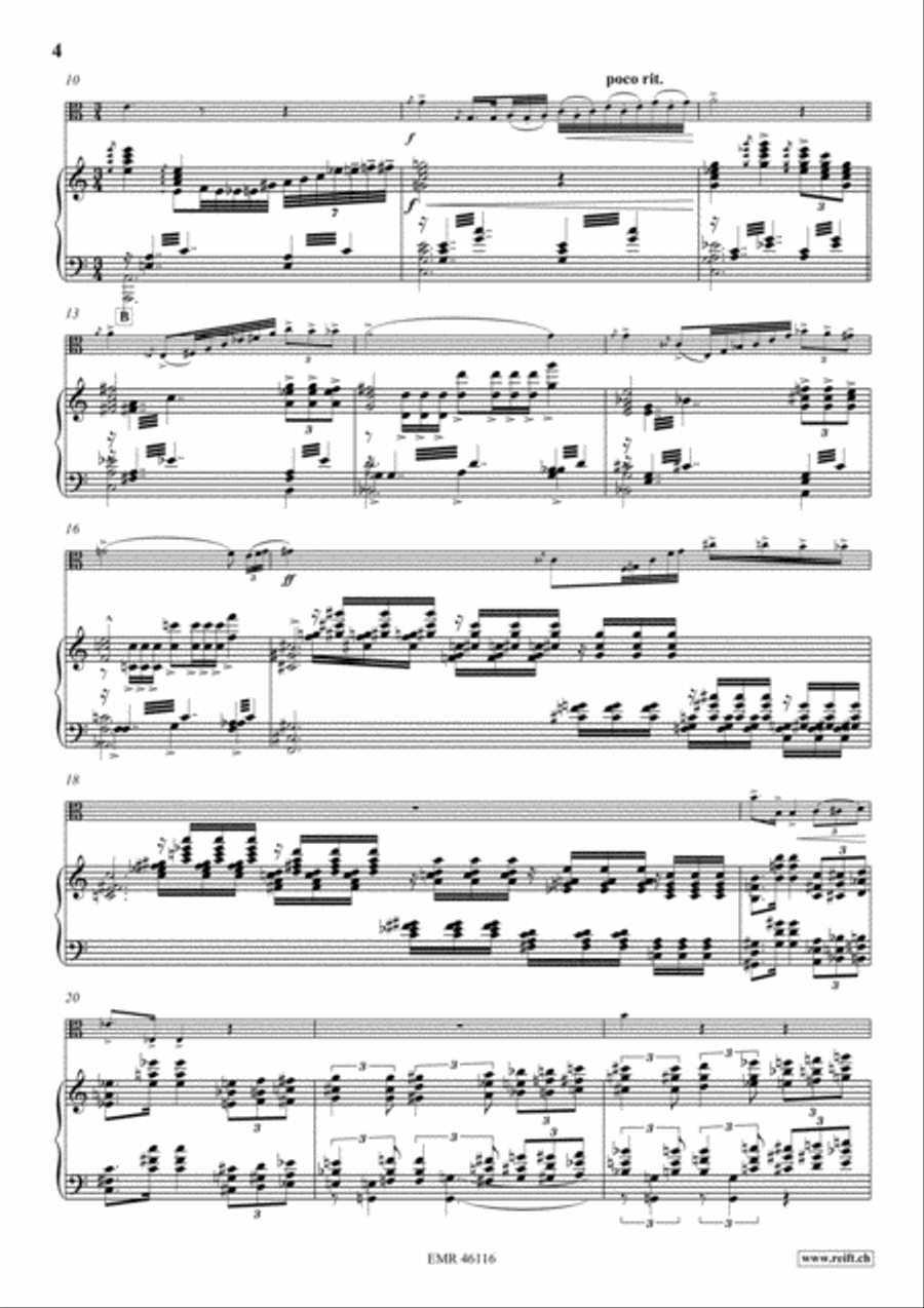 Poeme No. 1 Poeme No. 1 Piano Accompaniment scores gallery preview page 5