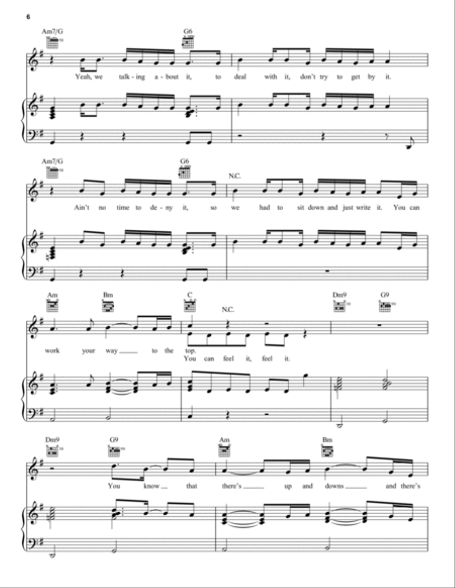 Get Well Soon Piano, Vocal, Guitar scores gallery preview page 6