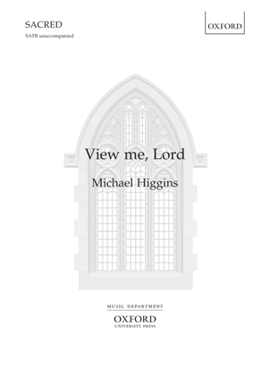 Book cover for View me, Lord