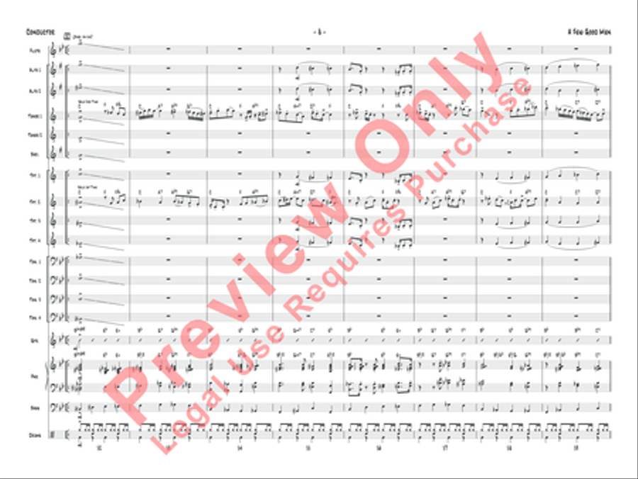 A Few Good Men Jazz Ensemble scores gallery preview page 9