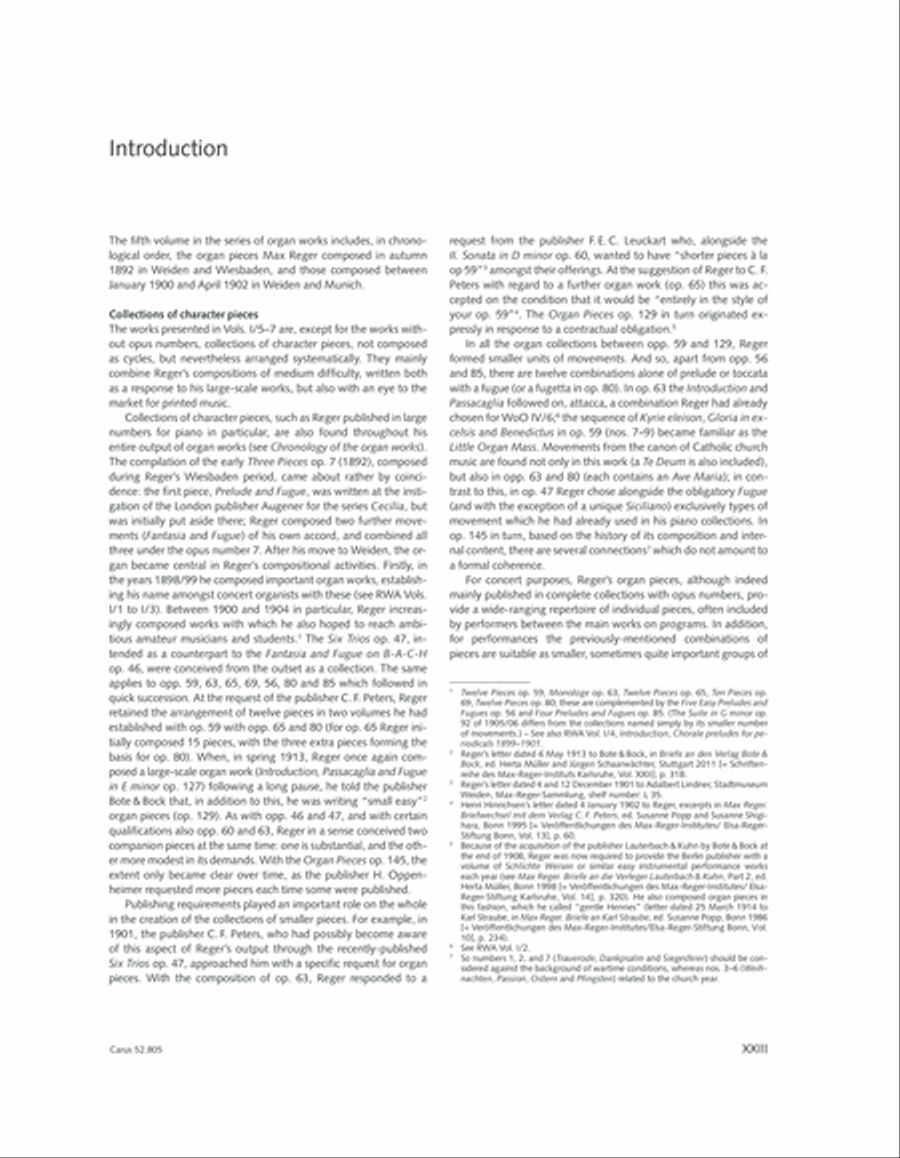 Reger Edition of Work, vol. I/5: Organ pieces I Organ Solo scores gallery preview page 21