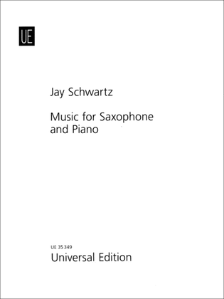 Book cover for Music for Saxophone and Piano