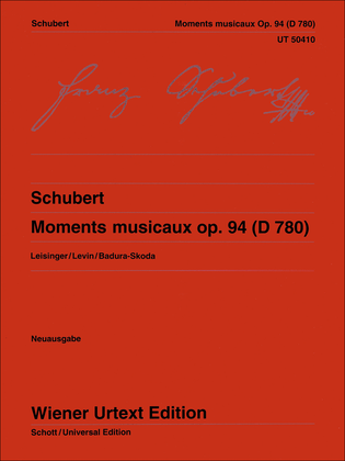 Book cover for Moments Musicaux Op. 94