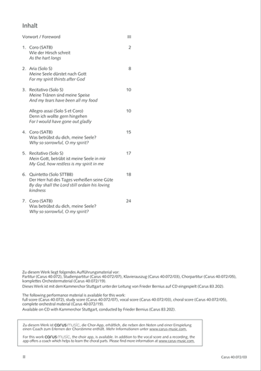 Psalm 42 4-Part scores gallery preview page 3