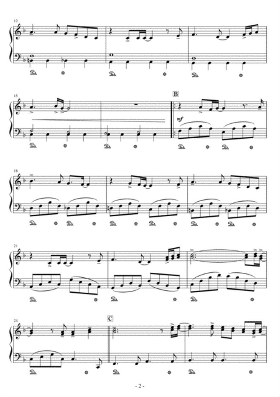 Natsuno Owarino Harmony Natsuno Owarino Harmony Easy Piano scores gallery preview page 2