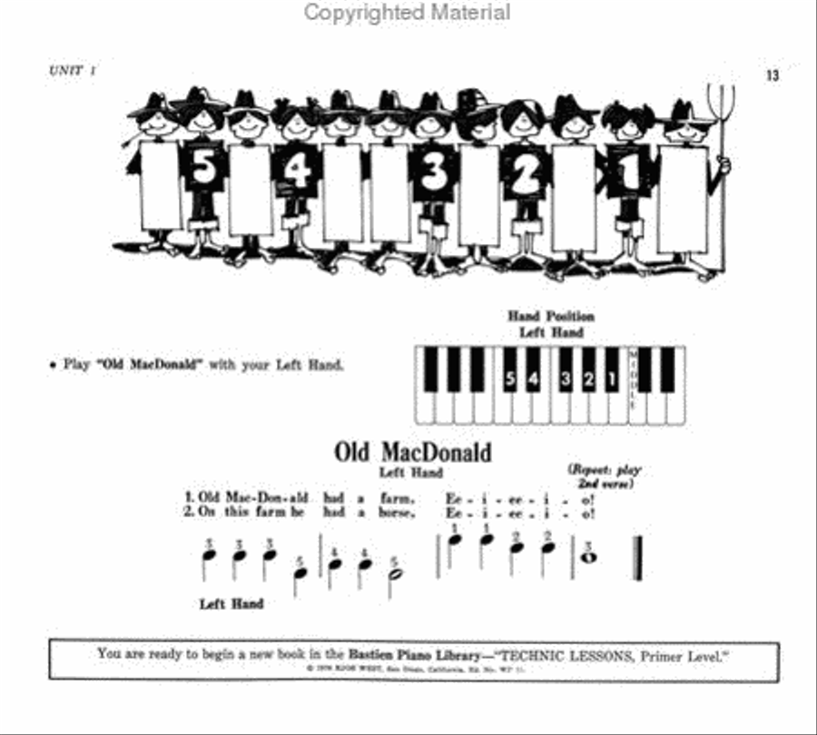 Sight Reading, Level 4 Piano Method scores gallery preview page 3